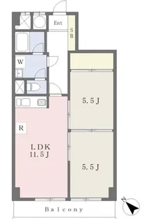 Sayama Flat【2階】の間取り