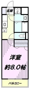 マリリン【1階】の間取り