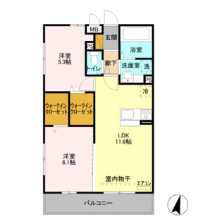 M&S KOWA Ⅱ【2階】の間取り