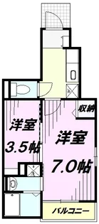 フリーデ【1階】の間取り