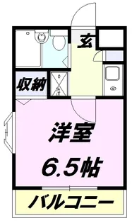 煉瓦館輝【1階】の間取り