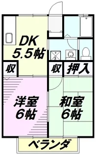 エントピア新秋津 B【2階】の間取り