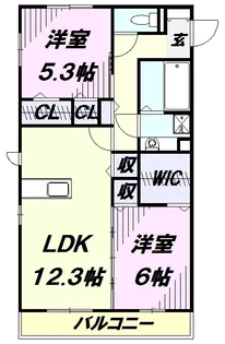 プレミール A【2階】の間取り