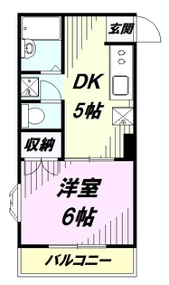 イーストハイツ【1階】の間取り