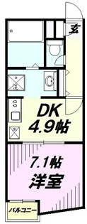アート・フル所沢ヒルズ【4階】の間取り