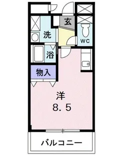 シィルクラール アイビー【2階】の間取り