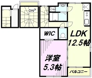 ラルーチェⅠ【3階】の間取り