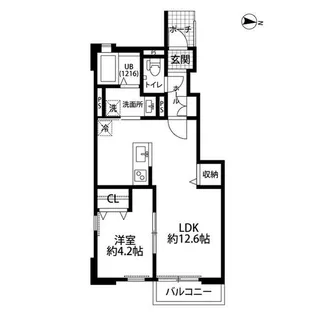 デュラカーサ セブン【1階】の間取り