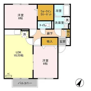 マインプラム【2階】の間取り