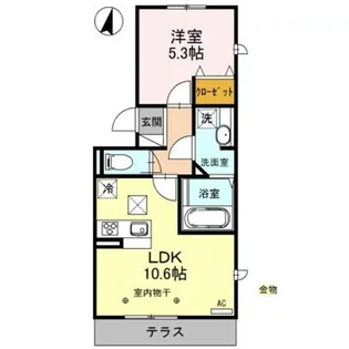 匠乃館 B【1階】の間取り