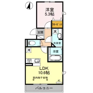 匠乃館 B【2階】の間取り
