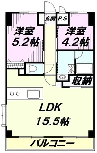マルナカビレッジ壱番館【3階】の間取り