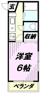 煉瓦館輝【2階】の間取り