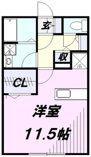 コンフォート野田B【1階】の間取り
