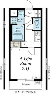 リブリ・ディエス参番館【1階】の間取り