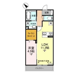 ラルゴ・エスポワール Ⅱ【2階】の間取り