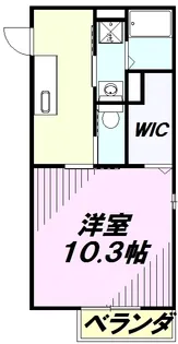 リジョイス【206号室】の間取り