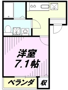 ミライオ元町【2階】の間取り