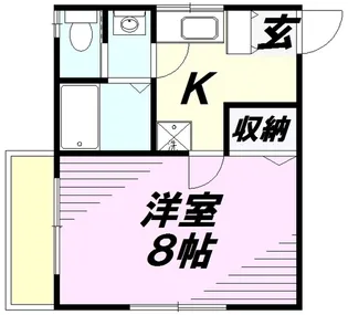 サンパティーク西所沢【2階】の間取り