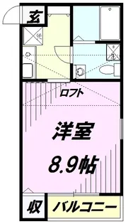アメリカンリバティーROI【2階】の間取り