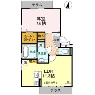 シュピナート【2階】の間取り
