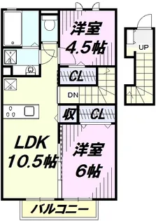 グラウクス A【2階】の間取り