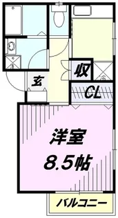 コスモス【2階】の間取り