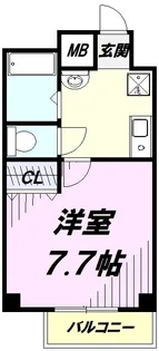 ペールアクア【1階】の間取り