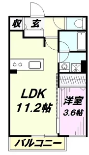 SugarDomeⅡ【2階】の間取り