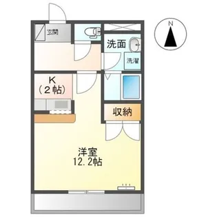 アメニティ冨士見【3階】の間取り