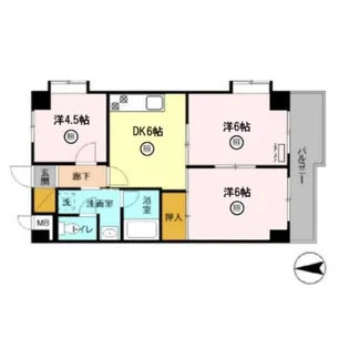 フローレンスMORITA【2階】の間取り