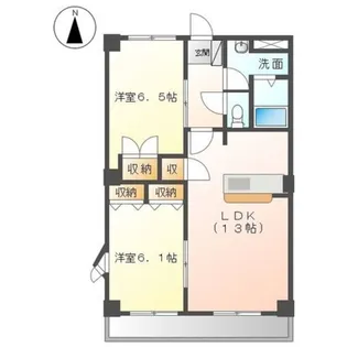 ピークエリシオン【3階】の間取り
