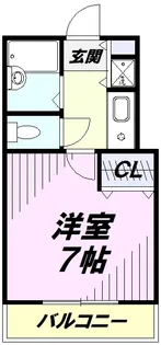 エストゥディオ【302号室】の間取り
