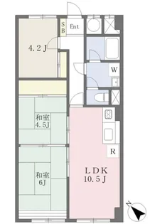 Sayama Flat【102号室】の間取り