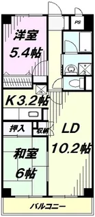 タカーラ・ハーヴェスト弐番館【1階】の間取り