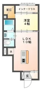 アドレコート【1階】の間取り