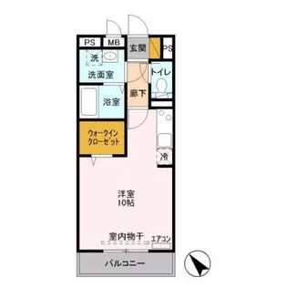 カメリア武蔵藤沢【305号室】の間取り