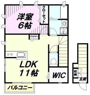 ルナコート【2階】の間取り