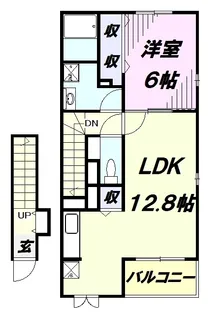ロッソ プリムラ【2階】の間取り