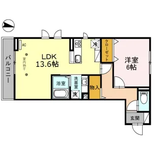 プラザ・デル・ソル【310号室】の間取り