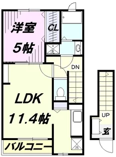 カルム・K【2階】の間取り