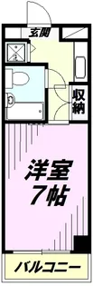 シャロン小手指【3階】の間取り