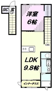 ルアナ【2階】の間取り