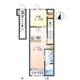 ルアナ【2階】の間取り