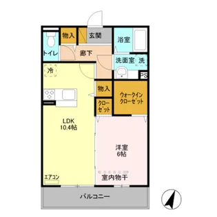 プレミール B【3階】の間取り