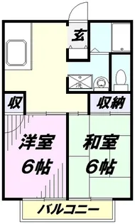 ジュネス【2階】の間取り