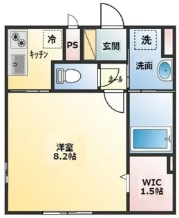 アンジェリーク【1階】の間取り
