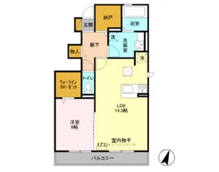 匠乃館 E【1階】の間取り