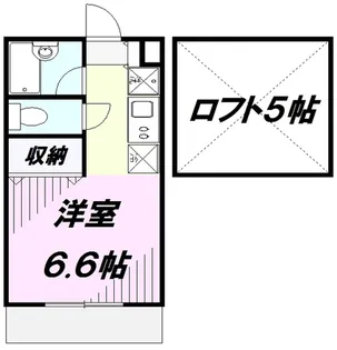 Sコート美原【101号室】の間取り