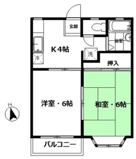カーサブランシェ【1階】の間取り
